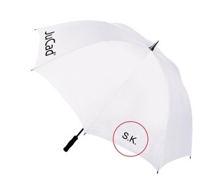 JuCad telescopic golf umbrella 68" with pin, blue