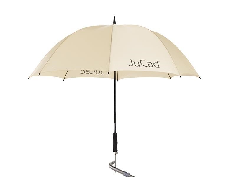 JuCad Telescopic Golf Umbrella 68" with Pin, Beige
