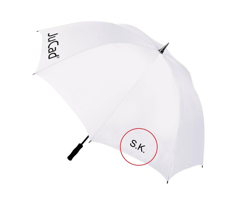 JuCad Telescopic Golf Umbrella 68" with Pin, Beige
