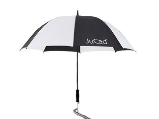 JuCad JuCad telescopic golf umbrella 68" with pin, black/white