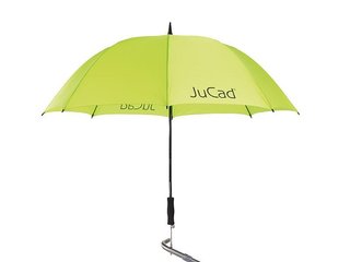 JuCad Telescopic Golf Umbrella 68" with Pin, Green