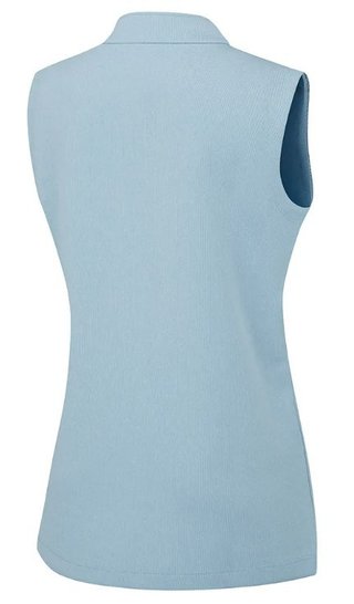PING Lyla Half Zip ladies vest, blue marl