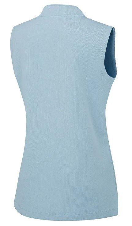 PING Lyla Half Zip ladies vest, blue marl