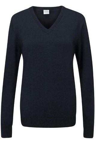 PING Tatton ladies v-neck sweater, navy