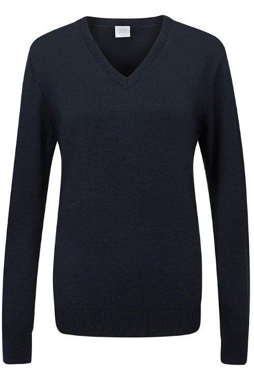 PING Tatton ladies v-neck sweater, navy