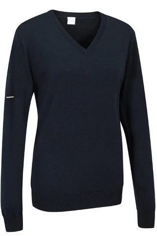 PING Tatton ladies v-neck sweater, navy