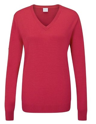 PING Tatton ladies v-neck sweater, rosebud