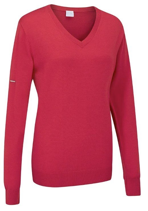 PING Tatton ladies v-neck sweater, rosebud
