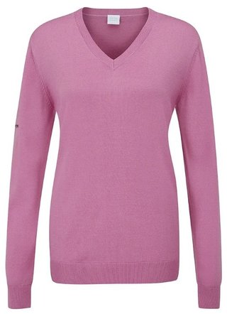 PING Tatton ladies v-neck sweater, pink
