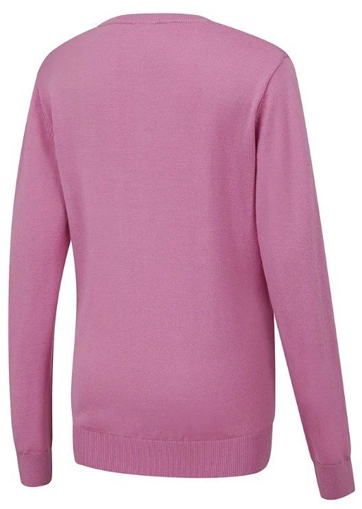 PING Tatton ladies v-neck sweater, pink