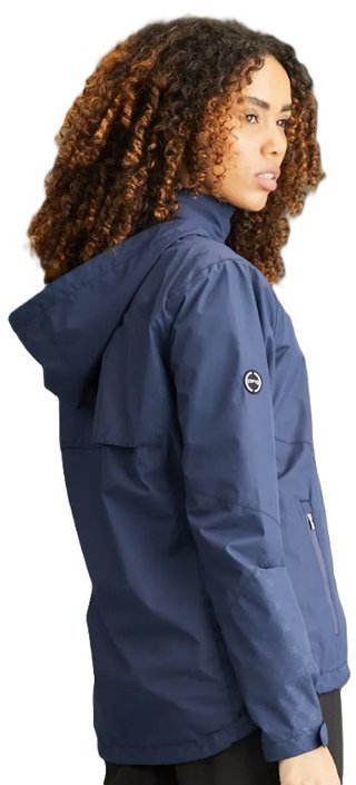 PING Milli Hooded waterproof ladies jacket, oxford blue