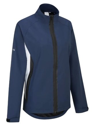 PING Stevie waterproof ladies jacket, blue/white