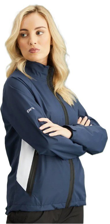 PING Stevie waterproof ladies jacket, blue/white