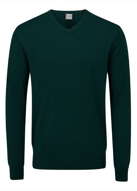 PING Sullivan mens V neck sweater, pine