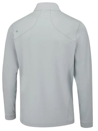PING Latham Half Zip men's midlayer, pearl grey
