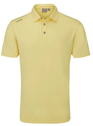 PING Lindum mens polo, lemon