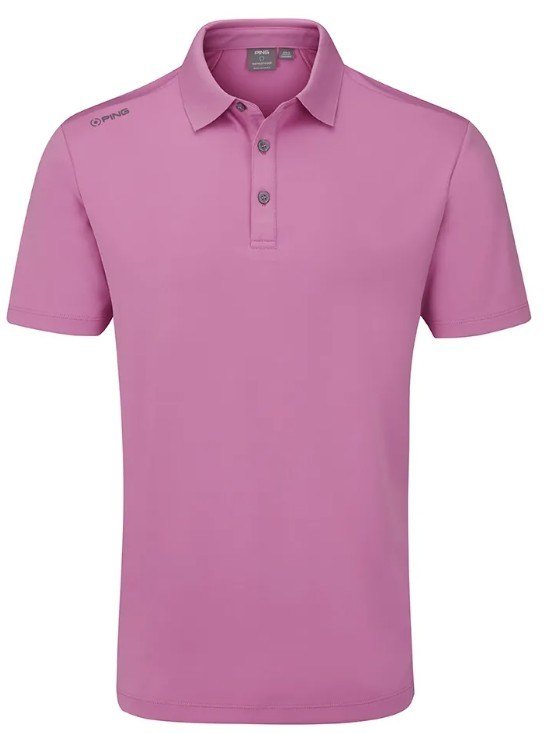 PING Lindum men's polo, pink