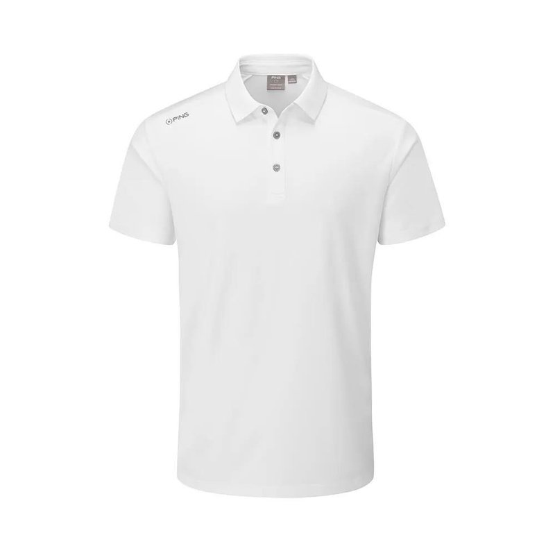 PING Lindum men's polo, white