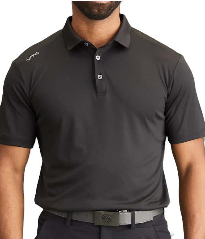 PING Lindum men's polo, black
