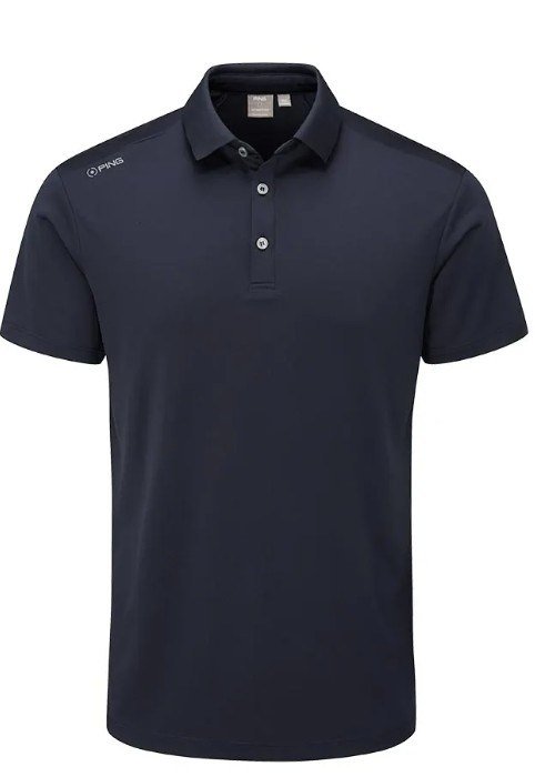 PING Lindum men's polo, navy