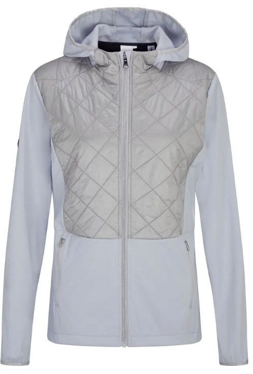 PING Gem Hybrid Hooded ladies jacket, gem quiet grey