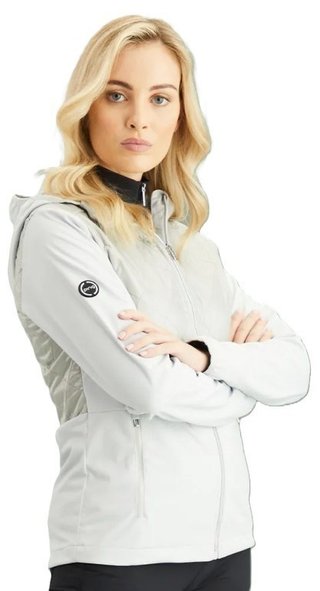 PING Gem Hybrid Hooded ladies jacket, gem quiet grey