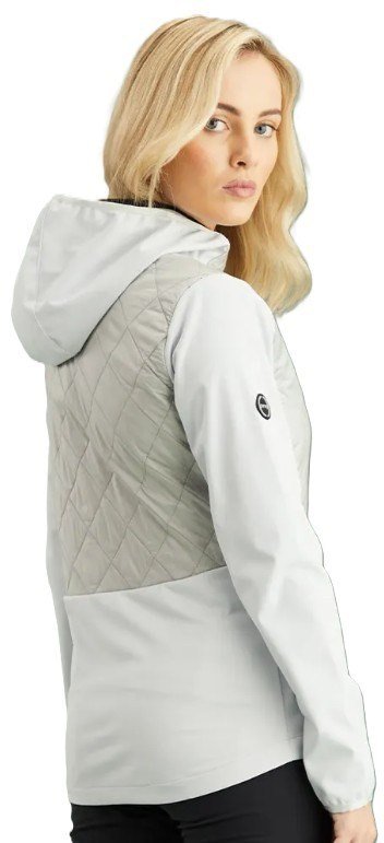 PING Gem Hybrid Hooded ladies jacket, gem quiet grey