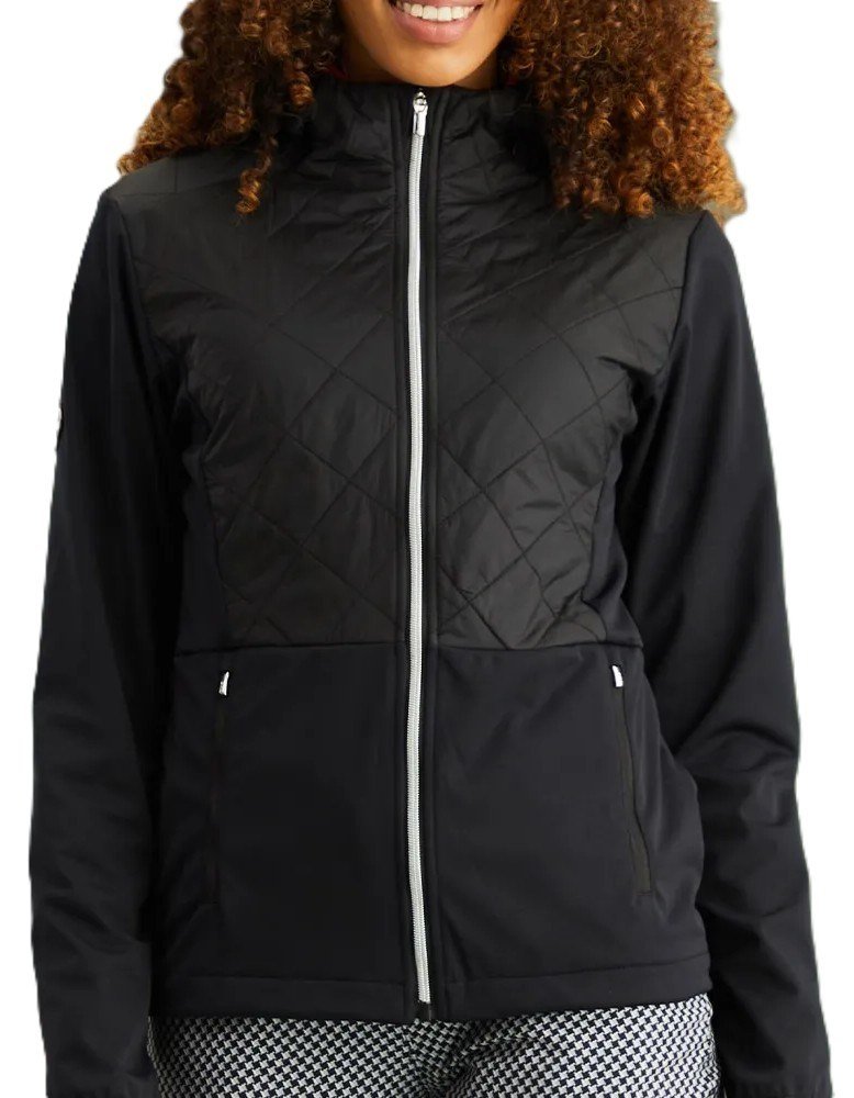 PING Gem Hybrid Hooded women's jacket, black