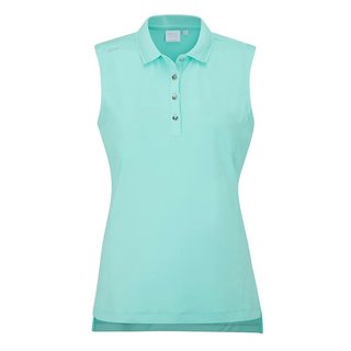 PING Solene Sleeveless women's polo, aruba blue