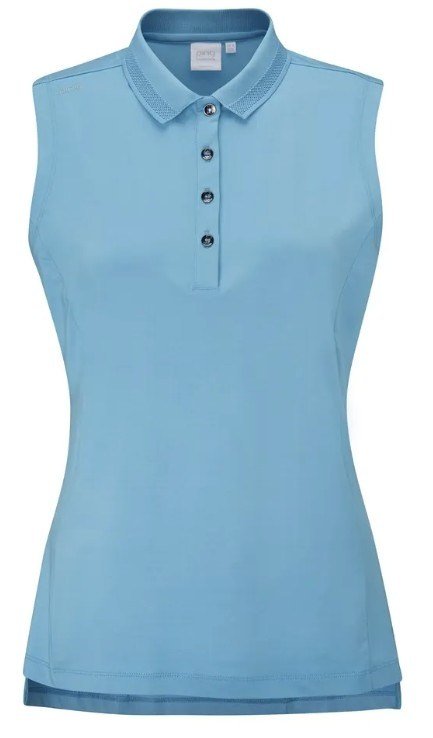 PING Solene Sleeveless ladies polo, laguna