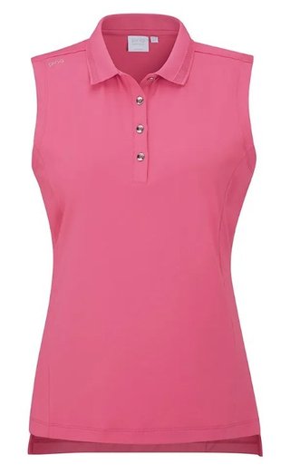 PING Solene Sleeveless women's polo, pink blossom