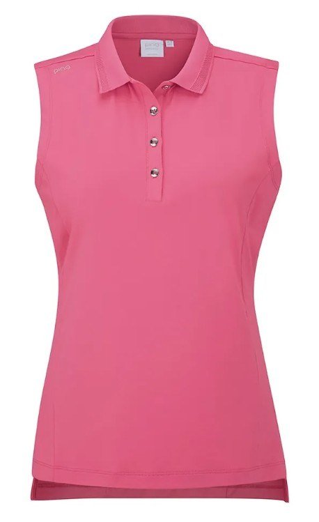 PING Solene Sleeveless women's polo, pink blossom