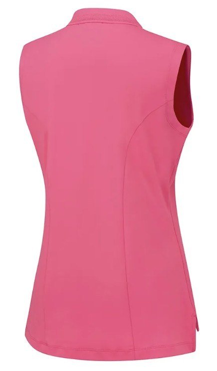 PING Solene Sleeveless women's polo, pink blossom