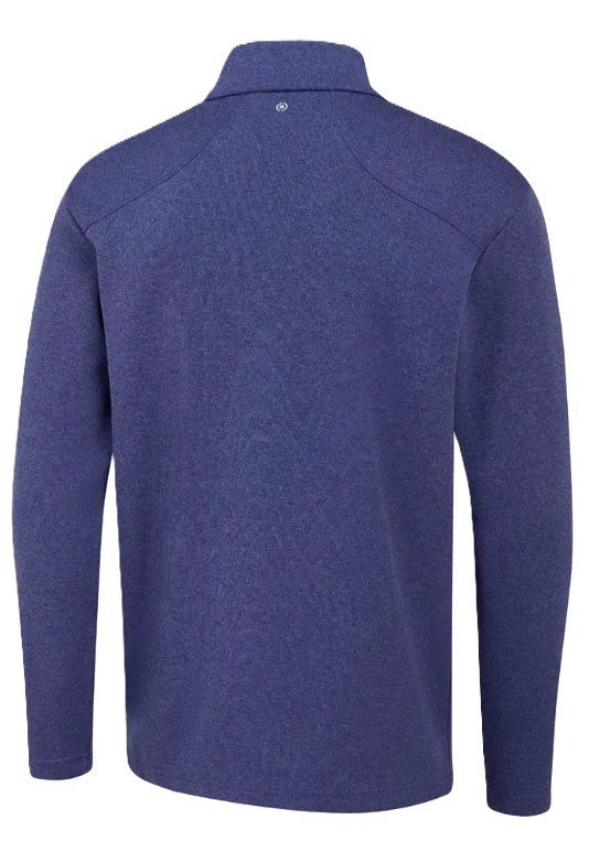 PING Ramsey half zip ribbed fleece men's pullover, twilight marl
