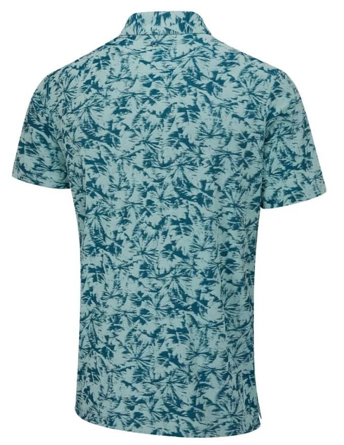 PING Diego men's polo, misty green multi