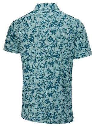 PING Diego men's polo, misty green multi