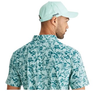 PING Diego men's polo, misty green multi