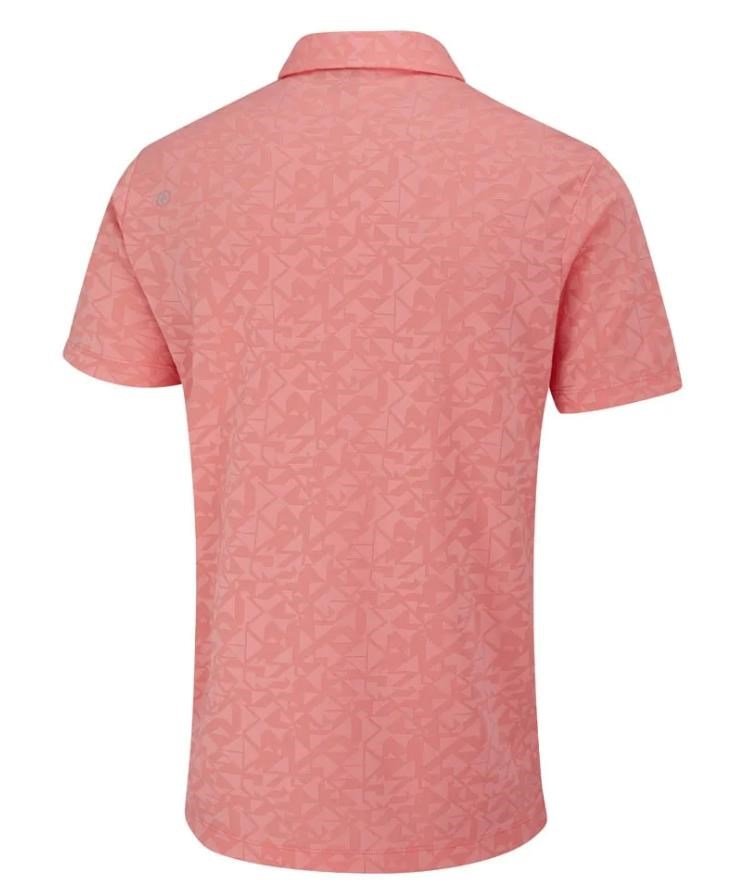 PING Geo Camo men's polo, desert flower