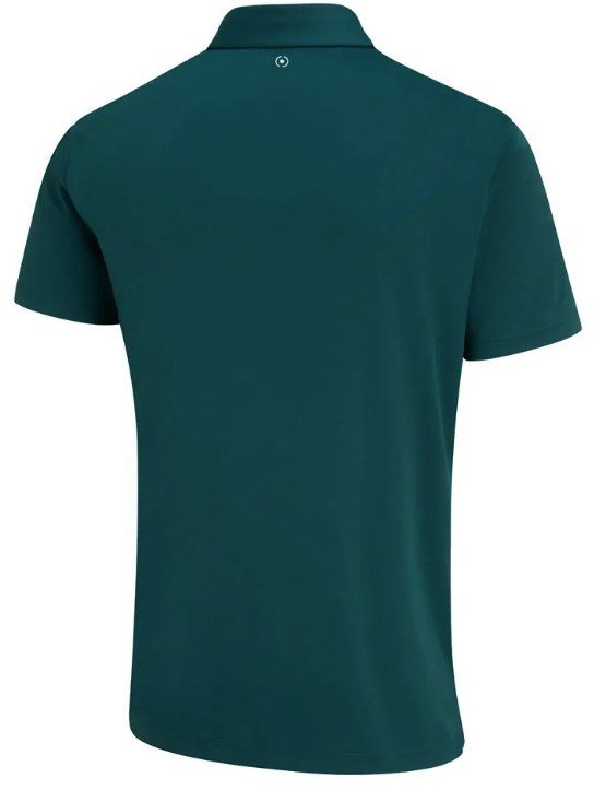 PING Hall mens polo, forest/misty green