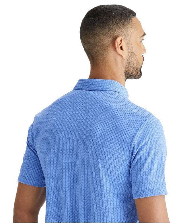 PING Hershel men's polo, cornflower blue multi