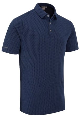 PING Hershel men's polo, oxford blue multi