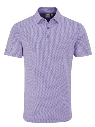 PING Hershel men's polo, purple ash multi