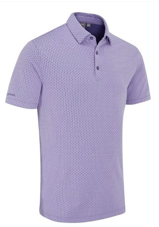 PING Hershel men's polo, purple ash multi