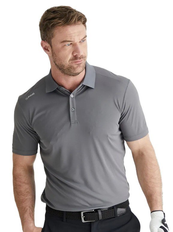 PING Lindum mens polo, rock
