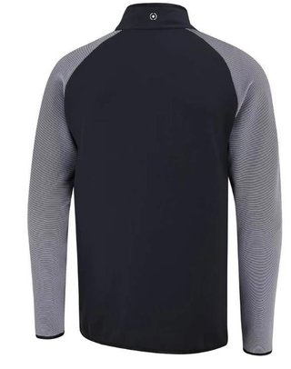 PING Strio Performance men's midlayer sweatshirt, black/white