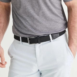PING Stretch Webbing men's belt, black