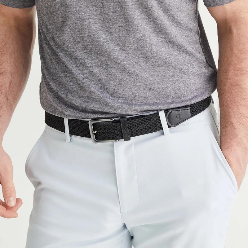 PING Stretch Webbing men's belt, black
