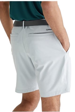 PING Ari men's shorts, pearl grey