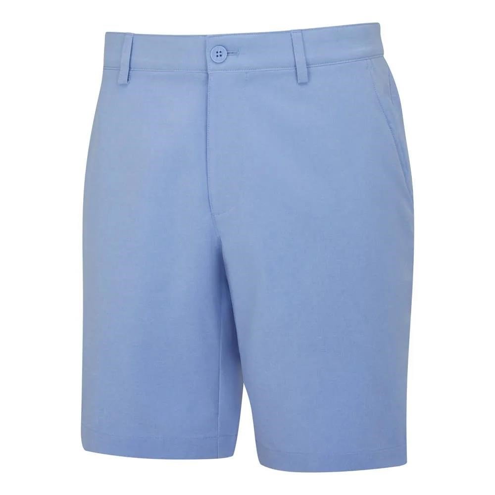 PING Barret men's shorts, cornflower blue marl