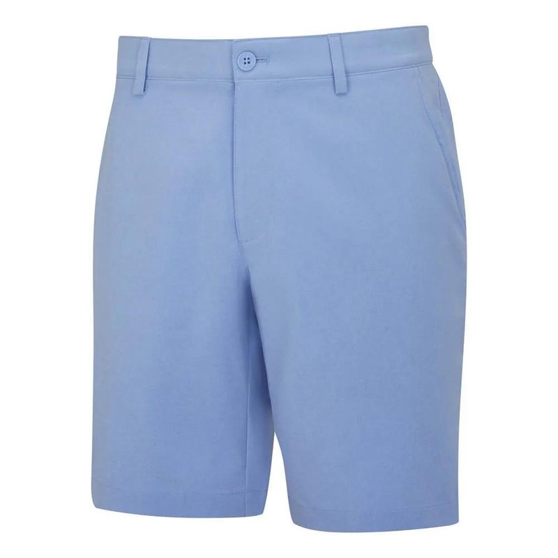 PING Barret men's shorts, cornflower blue marl